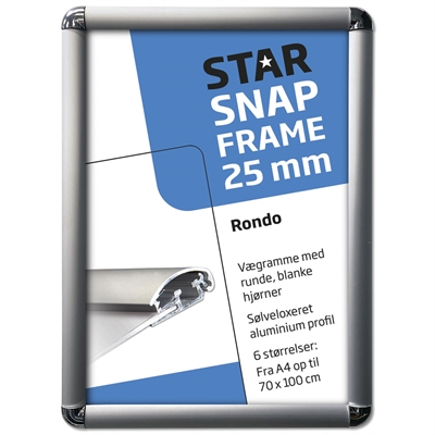 Alu Klapprahmen - Runder Rahmen 25 mm Profil